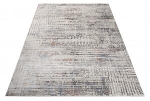 Makro Abra Moderní kusový koberec FEYRUZ S778B Abstraktní krémový Rozměr: 80x150 cm