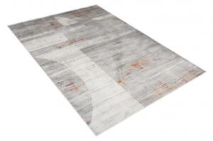 Makro Abra Moderní kusový koberec FEYRUZ DP56A Abstraktní šedý Rozměr: 120x170 cm