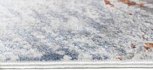 Makro Abra Moderní kusový koberec FEYRUZ S755B Abstraktní světle šedý Rozměr: 80x150 cm