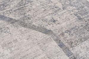 Makro Abra Moderní kusový koberec FEYRUZ AO86A světle šedý Rozměr: 80x150 cm