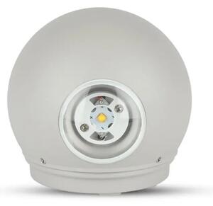 LED Venkovní nástěnné svítidlo LED/6W/230V 3000K IP65 šedá