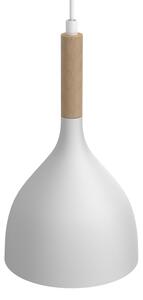 Lustr na lanku NOAK WOOD 2xE27/15W/230V bílá/buk