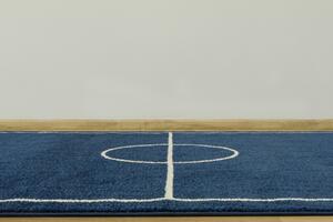 Makro Abra Dětský kusový koberec Emily Kids 2919A Fotbalové hřiště tmavě modrý Rozměr: 200x290 cm