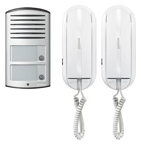 Bticino 366821 - Domovní zvonek pro 2 byty + vstupní panel LINEA 2000 IP54