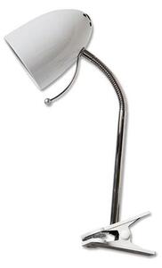 Aigostar - Stolní lampa s klipem 1xE27/11W/230V bílá/chrom