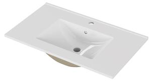 Zápustné umyvadlo Houseland Cavelo 80 cm bílé
