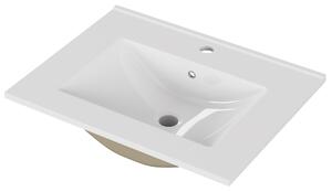 Zápustné umyvadlo Houseland Luxo 60 cm bílé