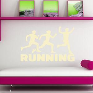 Živá Zeď Samolepka Running Barva: černá