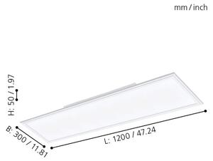 Eglo 98205 - LED Stmívatelný panel SALOBRENA-A LED/30W/230V + dálkové ovládání