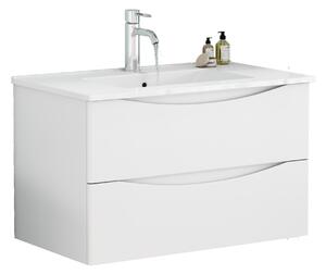 Závěsná skříňka pod umyvadlo Houseland Nirela 80 cm bílá