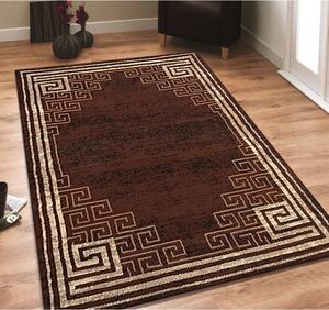 Makro Abra Kusový koberec BCF Alfa 10 hnědý Rozměr: 100x190 cm