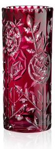 Bohemia Crystal Broušená váza Růže 305mm