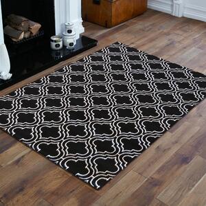 Makro Abra Moderní kusový koberec Soho 01 černý bílý Rozměr: 200x290 cm