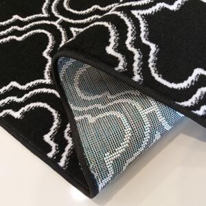 Makro Abra Moderní kusový koberec Soho 01 černý bílý Rozměr: 200x290 cm