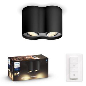 Philips 56332/30/P6 - LED Stmívatelné svítidlo Hue PILLAR 2xGU10/5W/230V + DO
