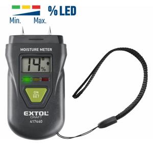 Extol - Vlhkoměr s LCD displejem 4xLR44