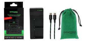 PATONA - Rychlonabíječka Dual Sony F550/F750/F970/FM50 + kabel USB-C 0,6m