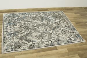 Makro Abra Moderní kusový koberec Versage 2301A šedý / bílý Rozměr: 160x230 cm