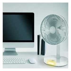 Stolní nabíjecí ventilátor s LED lampou 3000mA/3,7V USB-C