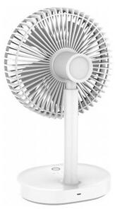 Stolní nabíjecí ventilátor s LED lampou 3000mA/3,7V USB-C
