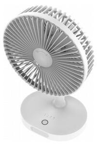 Stolní nabíjecí ventilátor s LED lampou 3000mA/3,7V USB-C