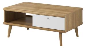 Piaski Konferenční stolek Primo 107 cm dub Riviéra/bílý
