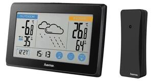 Hama - Meteostanice s barevným LCD displejem 3xAAA černá
