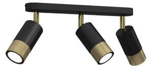 Bodové svítidlo LINK 3xGU10/8W/230V černá/mosaz