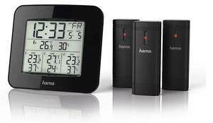 Hama - Meteostanice s LCD displejem a budíkem 3xAAA + 3x senzor 2xAA
