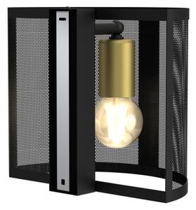 Nástěnné svítidlo KAGA 1xE27/60W/230V černá/zlatá