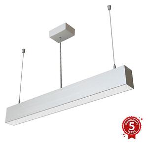 APLED - LED Lustr na lanku LOOK LED/23W/230V 4000K 60 cm stříbrná