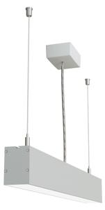 APLED - LED Lustr na lanku LOOK LED/23W/230V 4000K 60 cm stříbrná