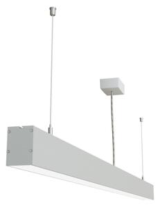 APLED - LED Lustr na lanku LOOK LED/58W/230V 4000K 150 cm stříbrná