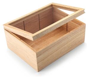 Continenta C3290 - Box na čajové sáčky 23x17,5 cm gumovník