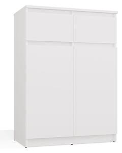 TP Living Komoda Malwa 2DD2S 70 cm bílá