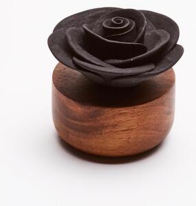 Anoq Gardenia du Laos | Parfémový difuzér ze dřeva a keramiky Barva: Černá