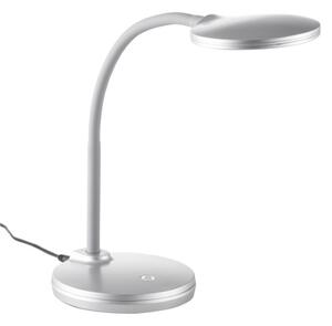 GLOBO 52290102 CARMEN stolní svítidlo LED 4,6W 300lm 3000K stříbrná, adapter incl., 3StepDIM