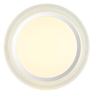 GLOBO 48293-24R MARCIA stropní svítidlo D380mm LED 24W 2528/1636lm 4000K bílá, křišťálový efekt