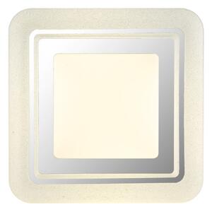 GLOBO 48293-24Q MARCIA stropní svítidlo LED 24W 2512/1607lm 4000K bílá, křišťálový efekt