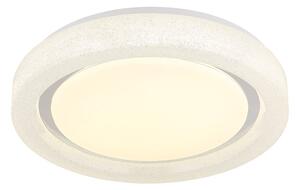 GLOBO 48293-24R MARCIA stropní svítidlo D380mm LED 24W 2528/1636lm 4000K bílá, křišťálový efekt