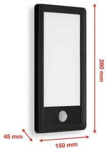 Telefunken 313905TF-LED Venkovní svítidlo se senzorem LED/16W/230V IP44