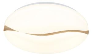 GLOBO 41790-18 LETICIA stropní svítidlo D330mm LED 24W 2860/1910lm 3000+4200+6000K bílá, dřevo
