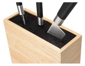 Continenta C3314 - Stojan na nože s flexi vložkou 22x9x21,5 cm gumovník