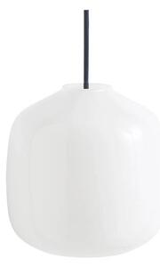 HAY - Buoy Glass 200 Závěsné Svítidlo Opal/Anthracite Blue