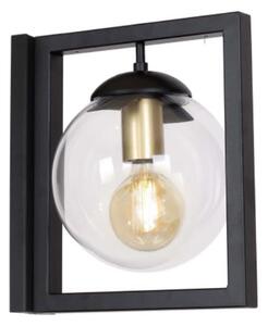 Klausen 101005 - Nástěnné svítidlo REY 1xE27/7W/230V černá