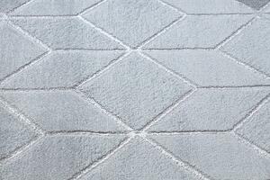 Makro Abra Moderní kusový koberec MEFE B400 Kostky 3D šedý Rozměr: 80x150 cm