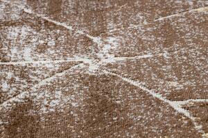 Makro Abra Moderní kusový koberec MEFE 2783 Mramor tmavě béžový Rozměr: 120x170 cm