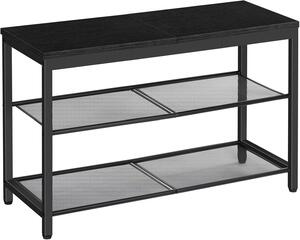 Botník s lavicí Vasagle Arvel 75 cm černý