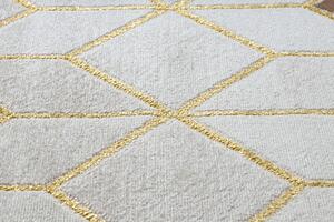 Makro Abra Moderní kusový koberec MEFE B400 Kostky 3D krémový / béžový Rozměr: 120x170 cm