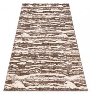 Makro Abra Moderní kusový koberec MEFE 8761 tmavě béžový Rozměr: 140x190 cm